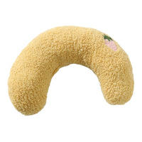 HKM-660051 Cozy U-Shaped Pet Pillow for Cats and Small Dogs - Soft Faux Fur Headrest for Deep Sleep and Comfort