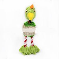 HKM-660243 Three-Color Cotton Rope Pet Toy for Chewing and Vocal Play – 28x6CM Plush Doll