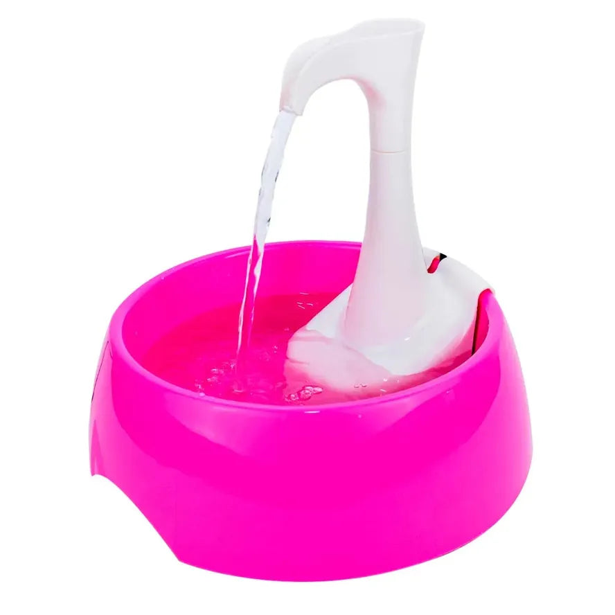 KTX-660371 Portable Aqua Mini Pet Water Fountain 1.2L - Pink
