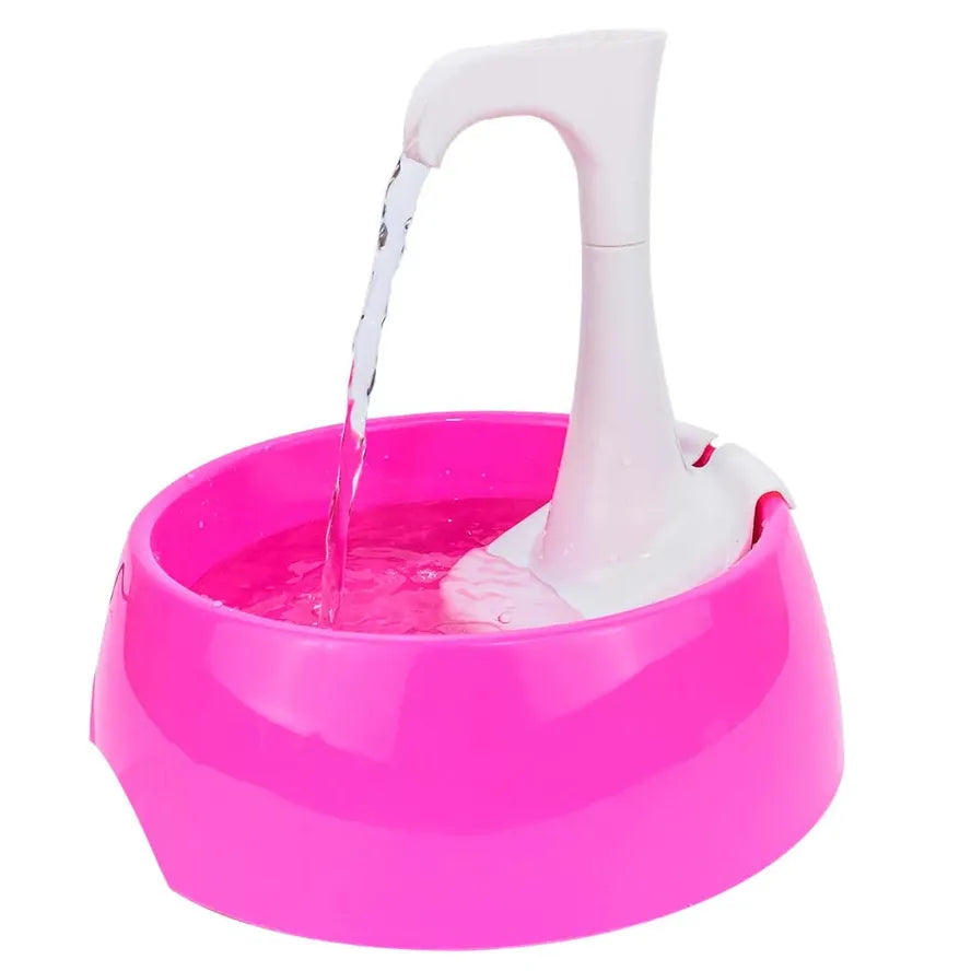 KTX-660371 Portable Aqua Mini Pet Water Fountain 1.2L - Pink