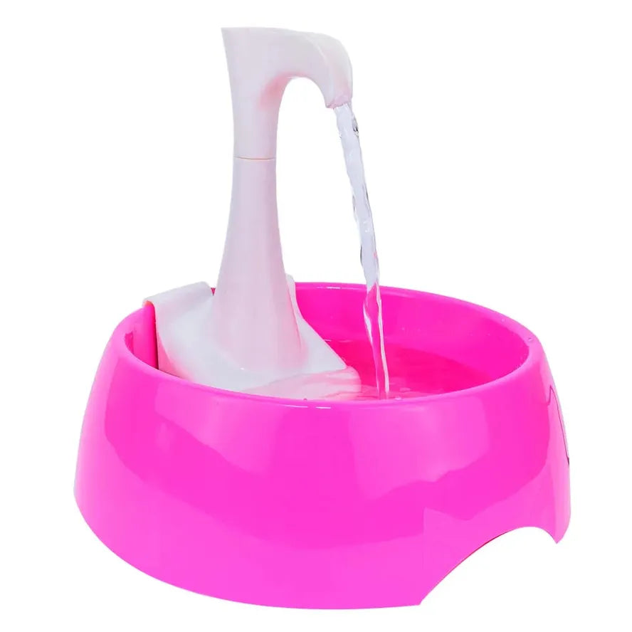 KTX-660371 Portable Aqua Mini Pet Water Fountain 1.2L - Pink