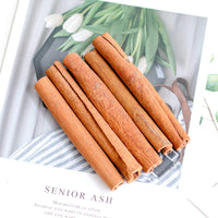 HKM-660691 Fire-Free Cinnamon Pine Cone Aroma Diffuser Cup - Natural Dried Floral Design for Relaxing Ambiance