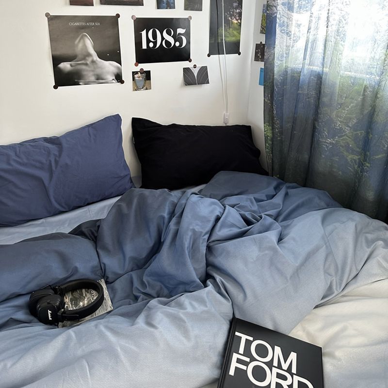 HKM-660755 Cartoon Printed Four-Piece Bedding Set in Various Sizes with Duvet Cover, Bed Sheet, and Pillowcases