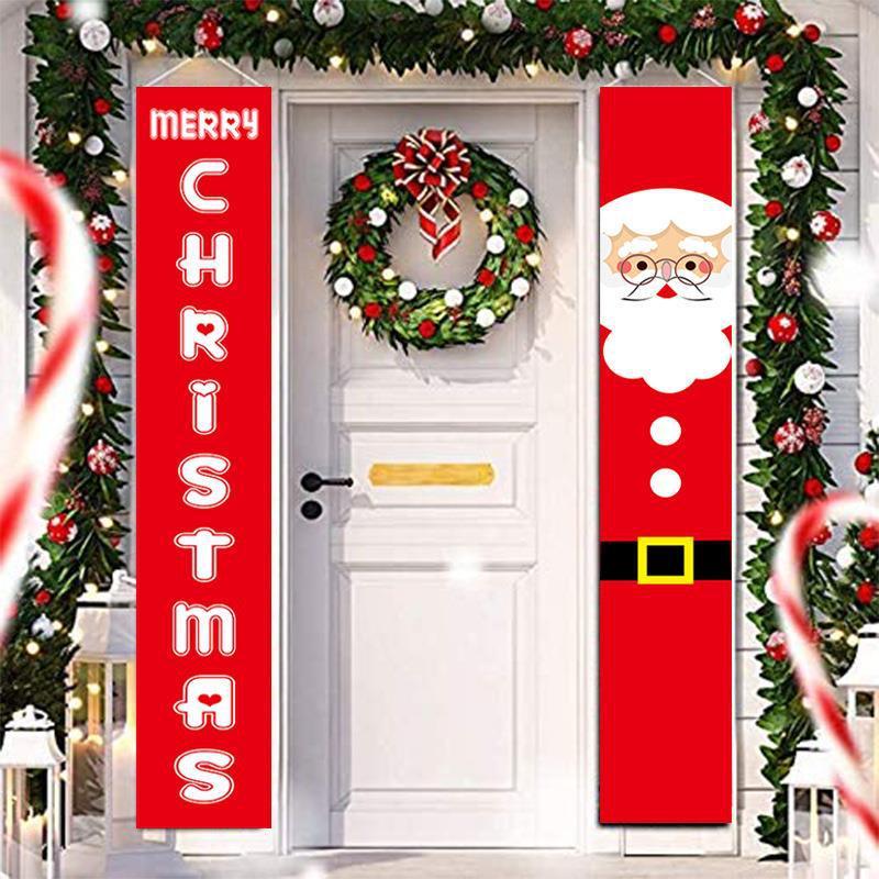 HKM-660883 Christmas Snowman and Penguin Holiday Decoration - 100D Polyester Fabric & 300D Oxford Cloth, 1 Pair