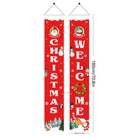 HKM-660883 Christmas Snowman and Penguin Holiday Decoration - 100D Polyester Fabric & 300D Oxford Cloth, 1 Pair