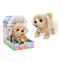 HKM-661011 Interactive Plush Toy Dog for Kids - Electric Walking Pet Doll Companion, Soft and Cuddly, 18 Months+