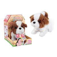 HKM-661011 Interactive Plush Toy Dog for Kids - Electric Walking Pet Doll Companion, Soft and Cuddly, 18 Months+