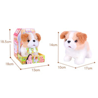 HKM-661011 Interactive Plush Toy Dog for Kids - Electric Walking Pet Doll Companion, Soft and Cuddly, 18 Months+