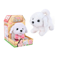 HKM-661011 Interactive Plush Toy Dog for Kids - Electric Walking Pet Doll Companion, Soft and Cuddly, 18 Months+