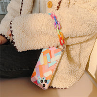 HKM-661011 Personalized Graffiti TPU Phone Protective Case with Bracelet Feature