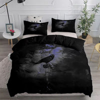 HKM-661075 Bohemian Crow Three-Piece Digital Print Bedding Set in Multiple Sizes