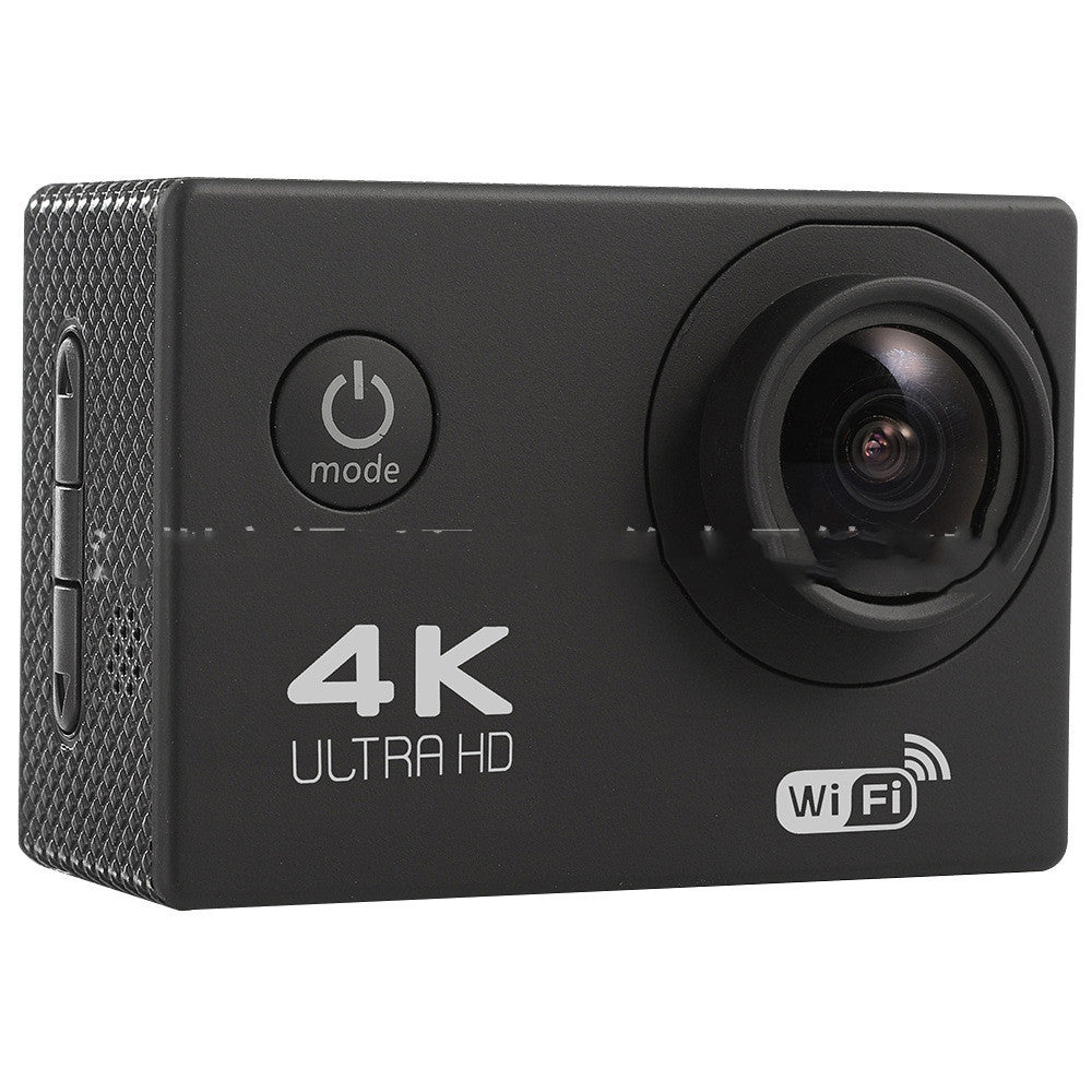 HKM-661267 Compact 4K Action Camera with 2.0 LCD Screen and 14MP Photos, 80-Min Battery Life