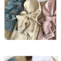 HKM-661523 Cozy Fall and Winter Woolen Coats for Pets in Light Rice, Western Powder, and Blue-Gray