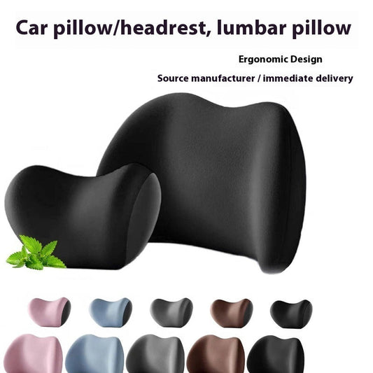 KTX-661715 Memory Foam Neck & Waist Cushion for Universal Car Seat Support