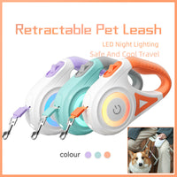 HKM-661779 Retractable Dog Leash with Automatic Braking System and Collar for Small to Large Dogs