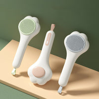 HKM-661843 Self-Cleaning Pet Comb for Cats and Dogs – Durable ABS & Stainless Steel Design
