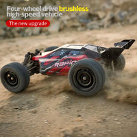 HKM-661907 1/16 Scale Brushless Remote Control Off-Road Racing Car 70km/h 4WD Electric Vehicle for Indoor and Outdoor Fun