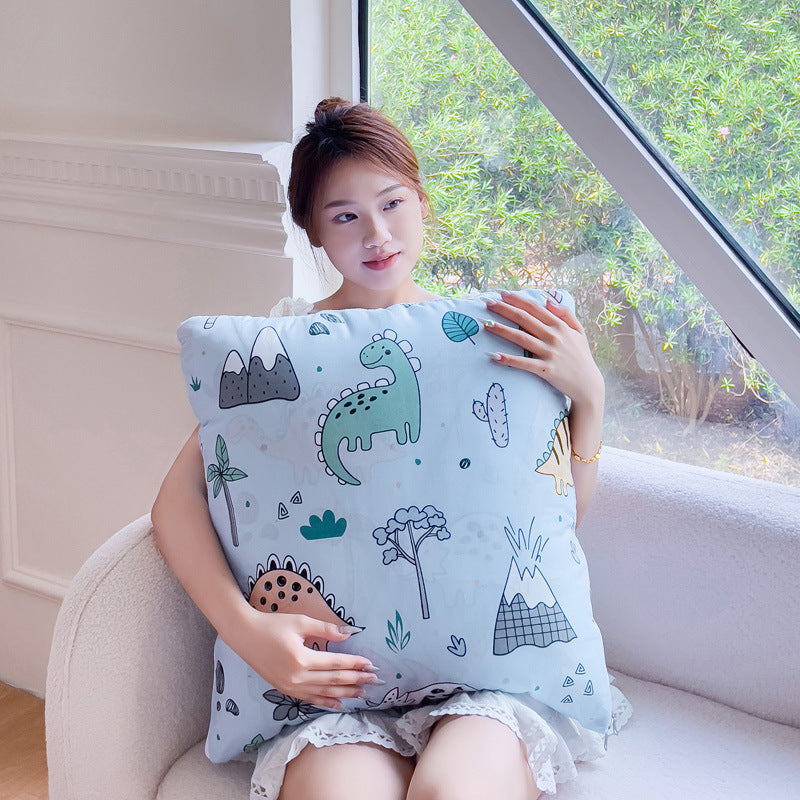 HKM-661907 Foldable Cartoon Animal Pattern Pillow - Multiple Sizes Available