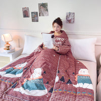 HKM-661907 Foldable Cartoon Animal Pattern Pillow - Multiple Sizes Available