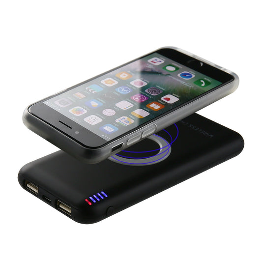 HKM-661971 Wireless Mobile Power Charger - B100, 2000mA Input, Black/White Options