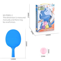HKM-662163 Outdoor Table Tennis Racket Set for Kids - Plastic Ping Pong Toys, Ages 3+