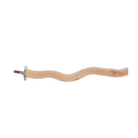 HKM-662163 Solid Wood Bird Stand Toy for Parrots - 20CM & 30CM Sizes Available