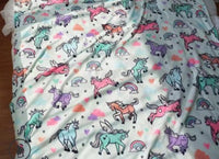 HKM-662227 Lightweight Coral Fleece Flannel Blanket for Office and Summer Use - Multiple Sizes Available