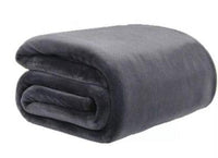 HKM-662227 Lightweight Coral Fleece Flannel Blanket for Office and Summer Use - Multiple Sizes Available