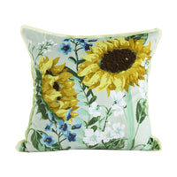HKM-662291 Velvet Embroidered Throw Pillow Cover - Plush Cushion with Various Designs, 45x45 cm