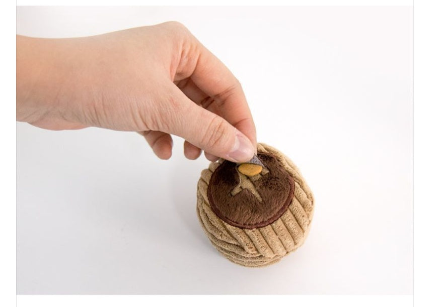 HKM-662355 Korean Walnut Peanut Sniffing Toy for Dogs with Hidden Treats and Sounding Features