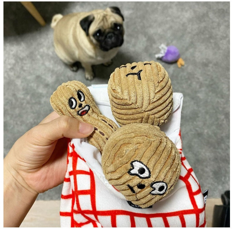 HKM-662355 Korean Walnut Peanut Sniffing Toy for Dogs with Hidden Treats and Sounding Features