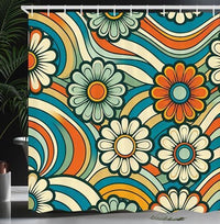 HKM-662611 Stylish Cat Pattern Polyester Shower Curtain in Various Colors and Sizes
