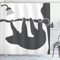 HKM-662611 Stylish Cat Pattern Polyester Shower Curtain in Various Colors and Sizes