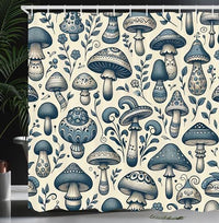 HKM-662611 Stylish Cat Pattern Polyester Shower Curtain in Various Colors and Sizes