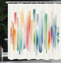 HKM-662611 Stylish Cat Pattern Polyester Shower Curtain in Various Colors and Sizes