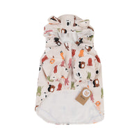 HKM-662675 Waterproof Puppy Raincoat in Bear and Cat Designs - Polyester Pet Raincoat, Multiple Sizes Available