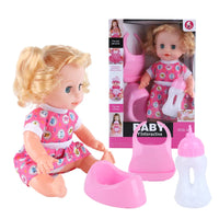 HKM-662739 Cute Baby Doll Play Set - Talking Doll with Changing Clothes, Educational Toy for Kids 0-14 Years