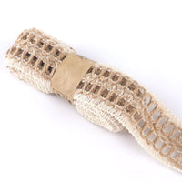 HKM-662739 Decorative Hemp Rope with Lace Trim for DIY and Craft Projects