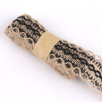 HKM-662739 Decorative Hemp Rope with Lace Trim for DIY and Craft Projects