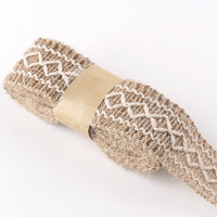 HKM-662739 Decorative Hemp Rope with Lace Trim for DIY and Craft Projects
