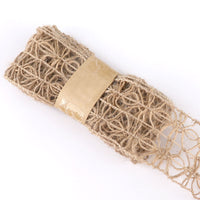 HKM-662739 Decorative Hemp Rope with Lace Trim for DIY and Craft Projects