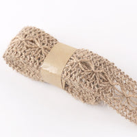 HKM-662739 Decorative Hemp Rope with Lace Trim for DIY and Craft Projects