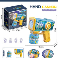 HKM-662867 Electric Automatic Bubble Maker - LED Light Outdoor Bubble Machine for Parties and Weddings