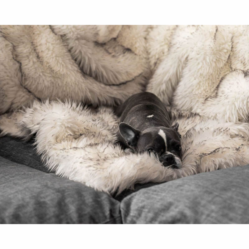 HKM-662867 Waterproof Plush Dog Kennel Cushion for Added Warmth and Comfort