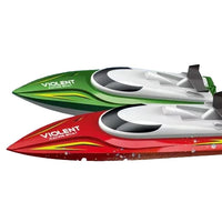 HKM-663059 High Speed 1/14 Scale Electric RC Racing Boat - Remote Control Mini Stunt Ship for Kids