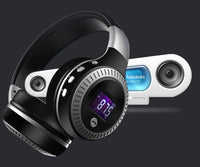 HKM-663123 High-Fidelity Bluetooth Wireless Headset with Microphone, FM, and TF Card Support