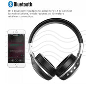 HKM-663123 High-Fidelity Bluetooth Wireless Headset with Microphone, FM, and TF Card Support