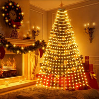 HKM-663187 Remote Controlled LED Christmas Light Strings - Colorful & Warm White Options, USB Powered Decorations
