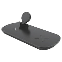 HKM-663251 3 in 1 Wireless Charger for Galaxy Watch, AirPods, and QI-Compatible Devices
