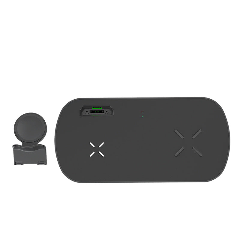 HKM-663251 3 in 1 Wireless Charger for Galaxy Watch, AirPods, and QI-Compatible Devices